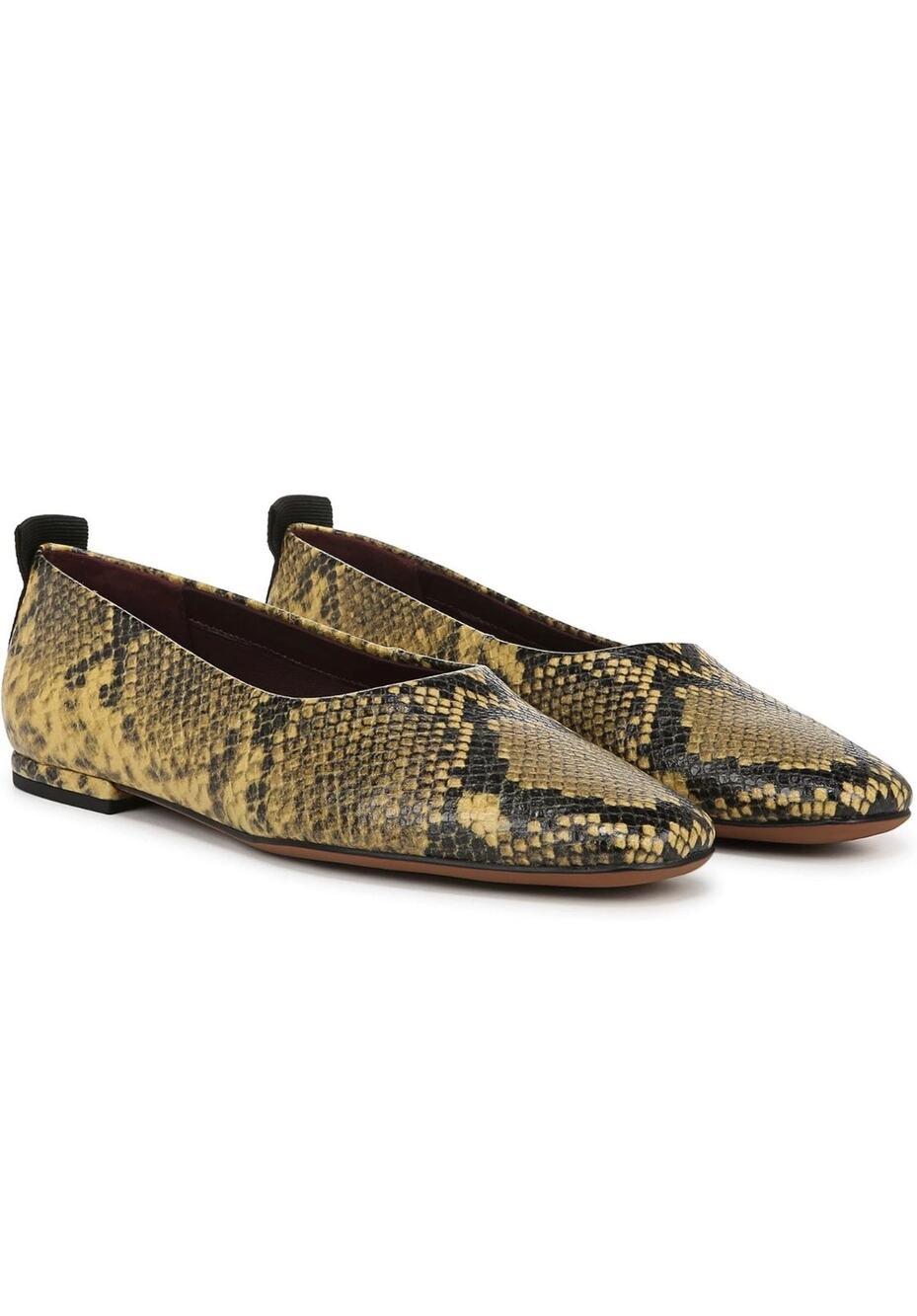 Franco Sarto L-Vana Snake Print Flats Women’s Size 8 Animal Print Office Travel